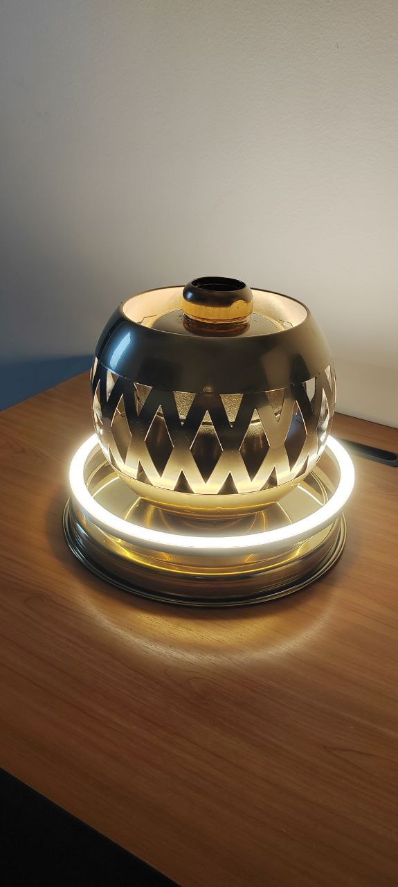 Hasiaca lampa 2,8 — zlatá, bez senzora